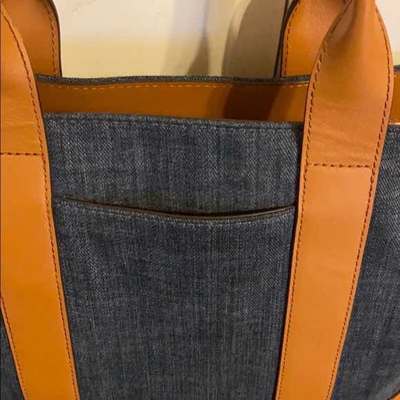 Michael Kors large didn’t tote bag blue andleather - Picture 7 of 7